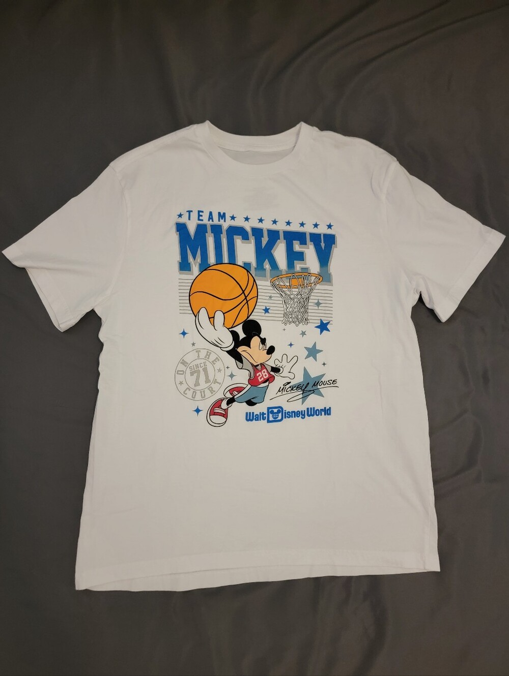 Walt Disney World Team Mickey Basketball Shirt